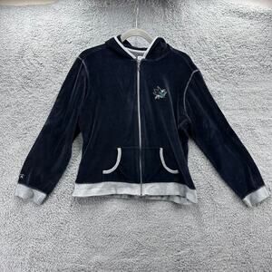Antigua‎ Women's XL San Jose Sharks Hockey Long Sleeve Hoodie Embroidered Logo